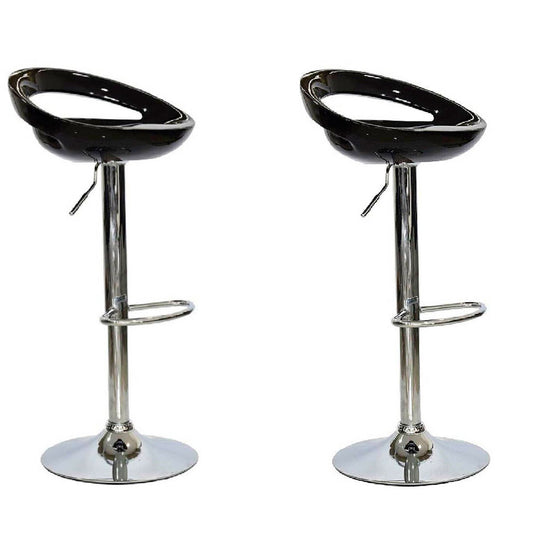 Set x2 Silla de Barra Polo Negro