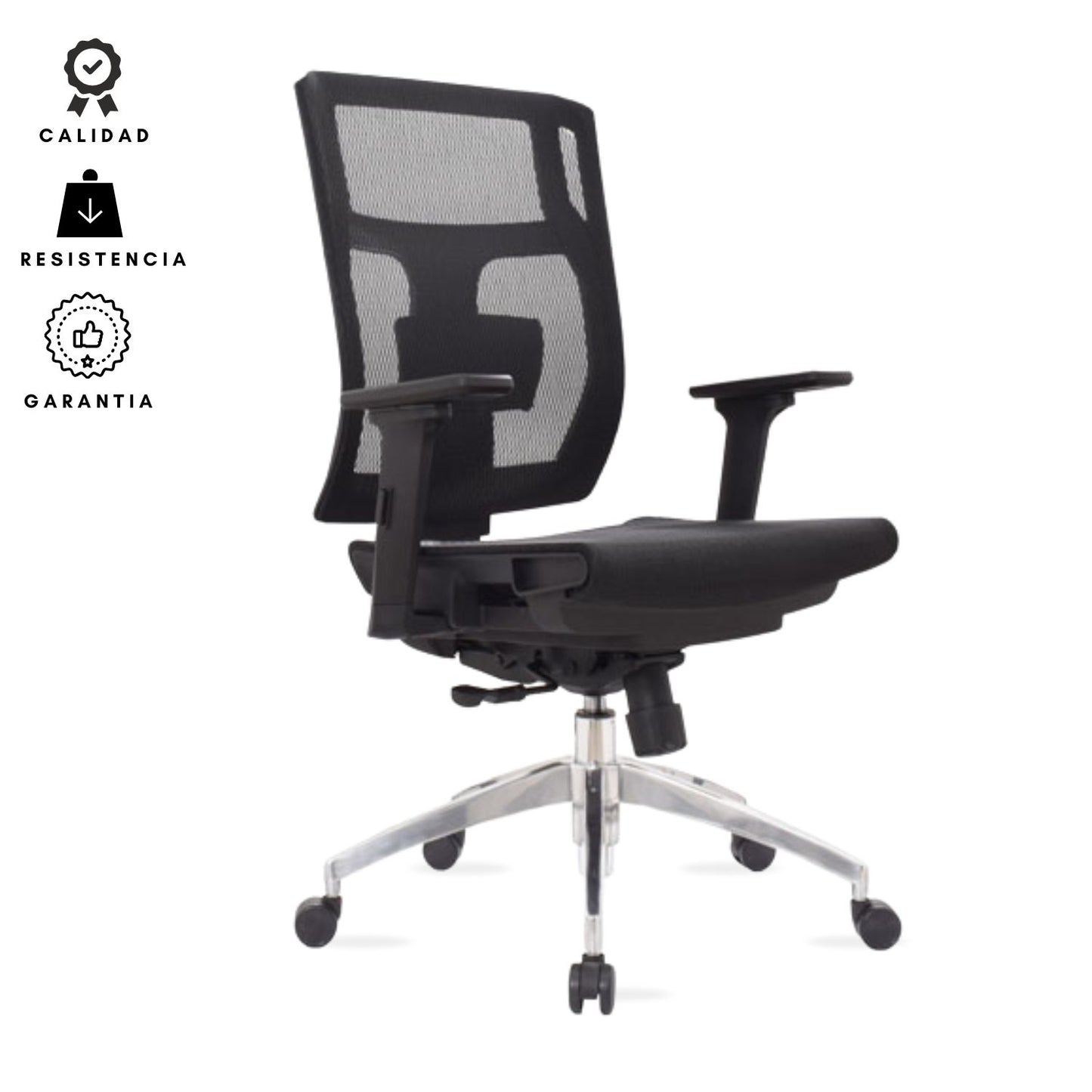 Silla De Oficina Lyd Gerente 113X47X51 Negra