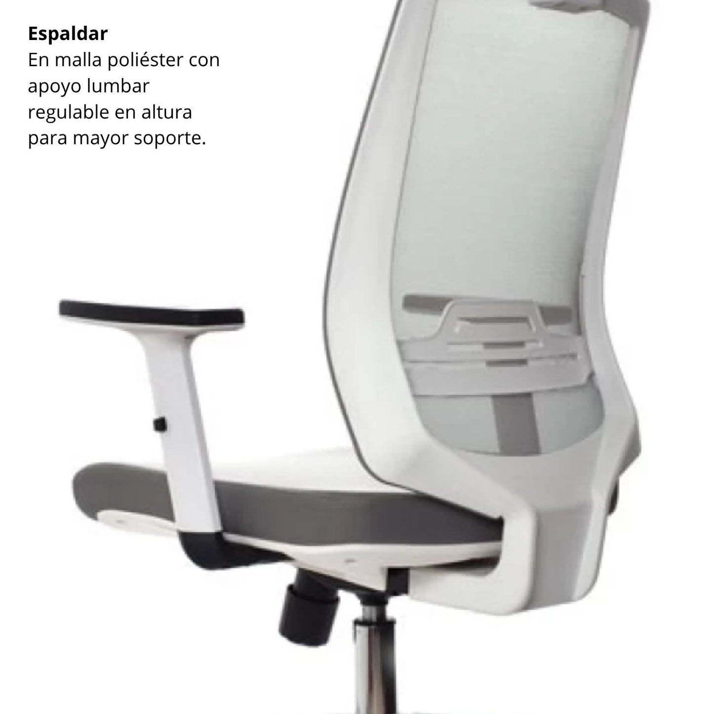 Silla Presidencial Perla 120X48X51 Blanco