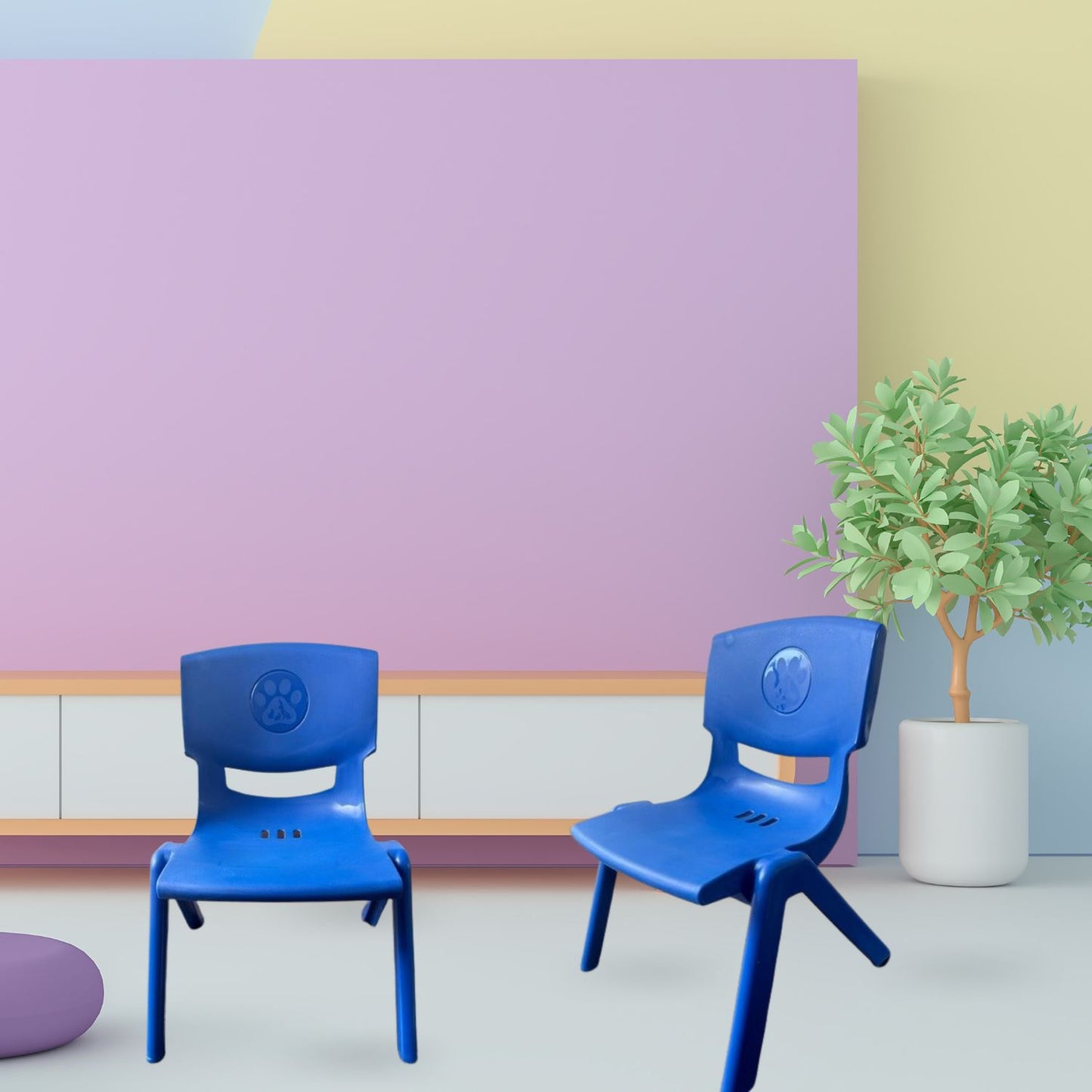 Silla Infantil Toby azul oscuro