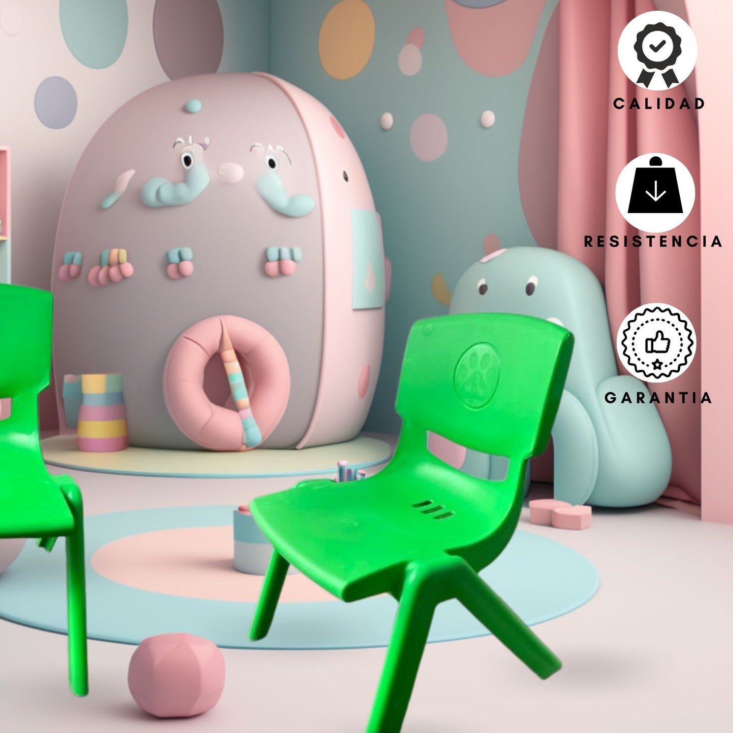 Silla Infantil Toby verde