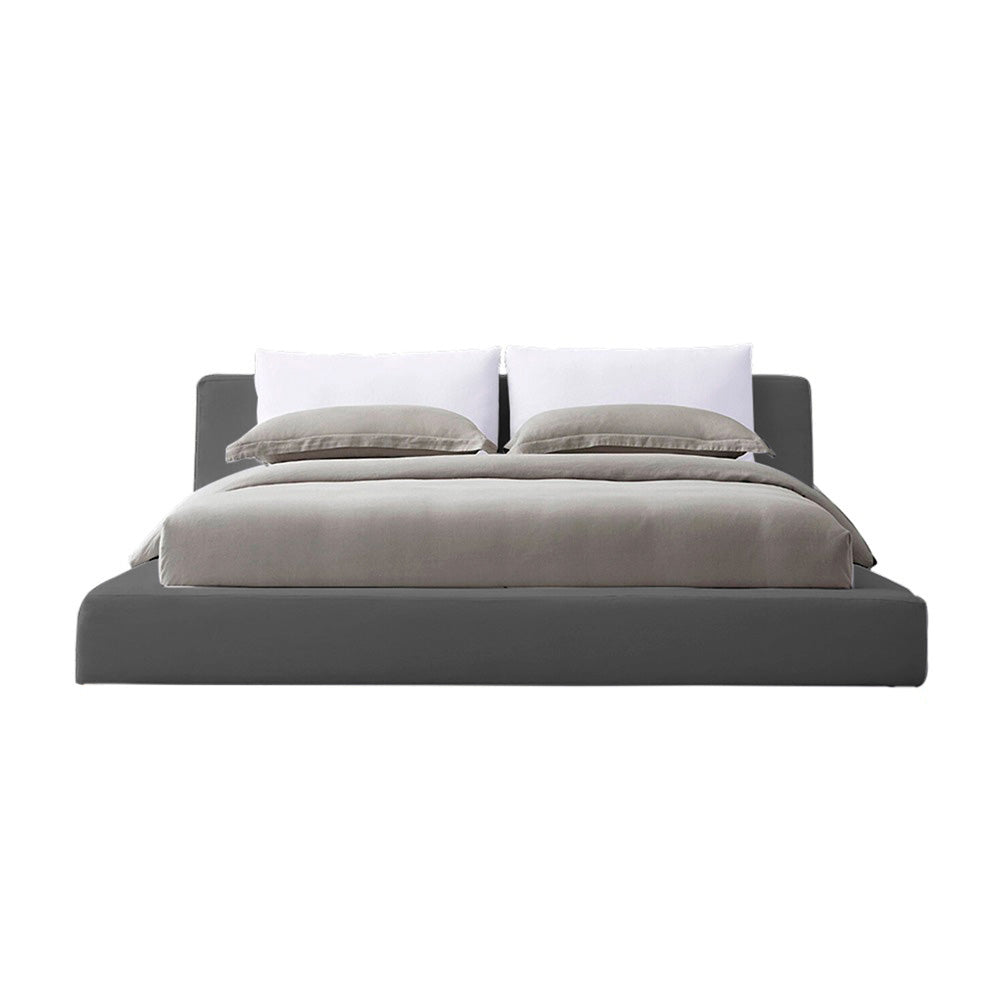 Cama Sencilla Astoria Gris Plomo
