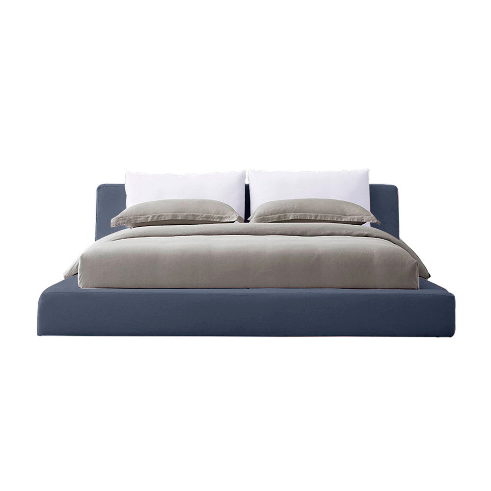 Cama Doble Astoria Azul