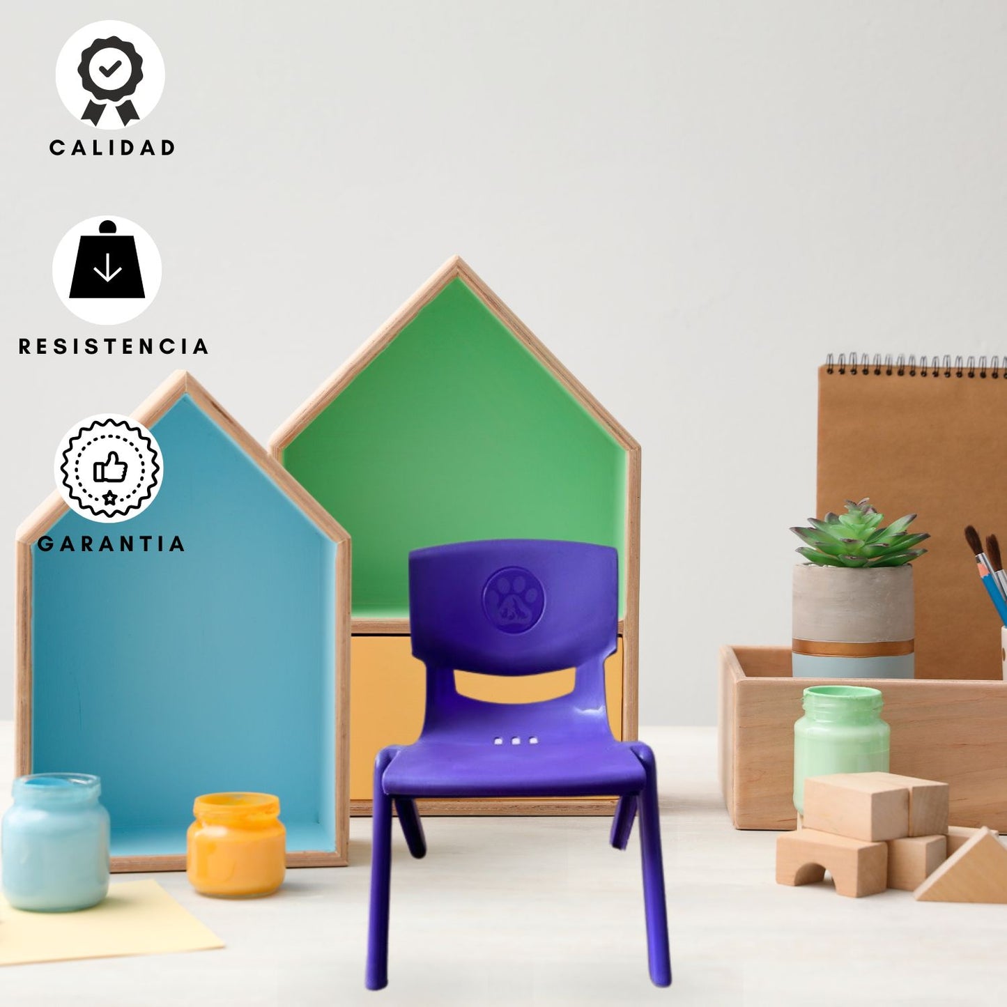 Silla Infantil Toby morado