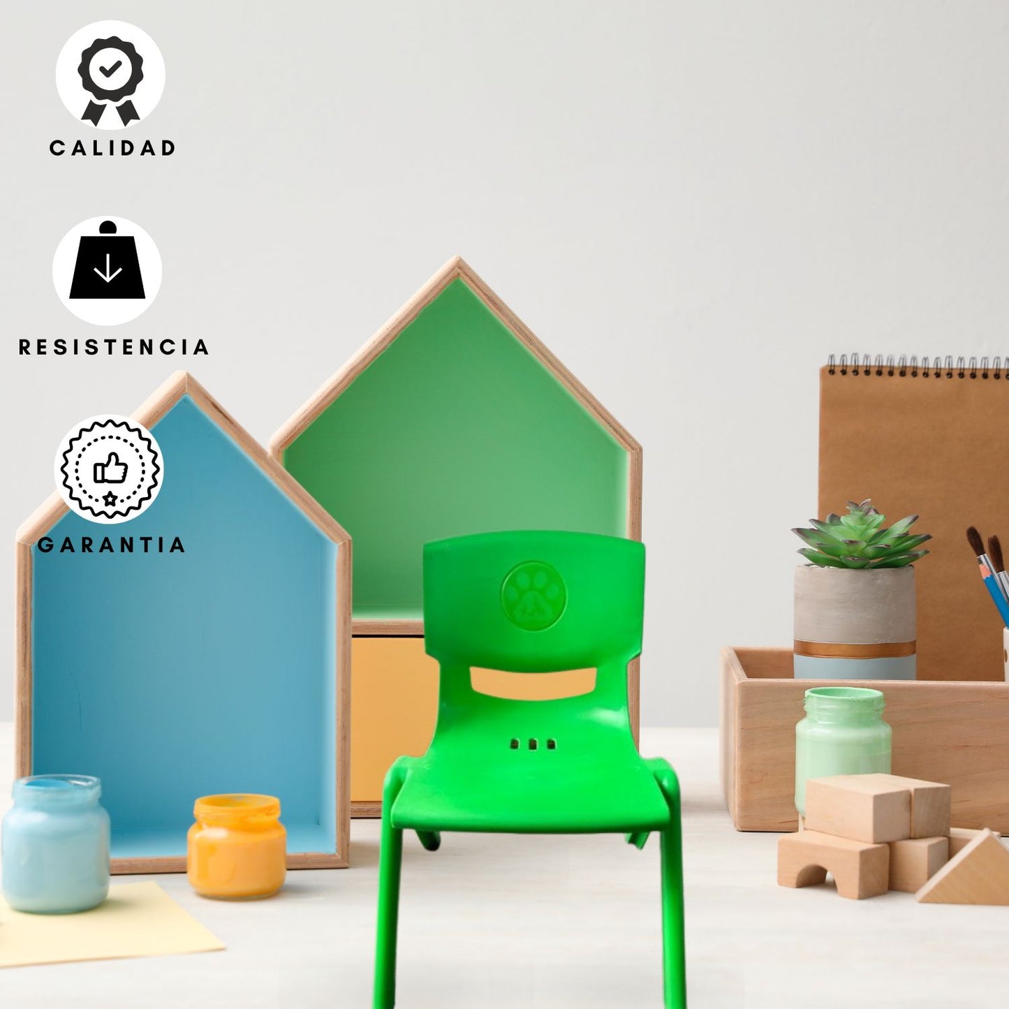 Silla Infantil Toby verde