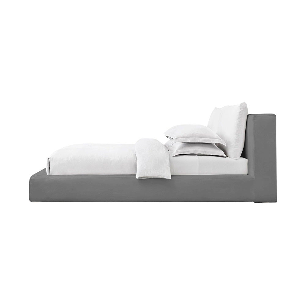 Cama Sencilla Astoria Gris Plata