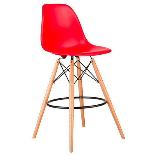 Silla de Barra Eames Rojo