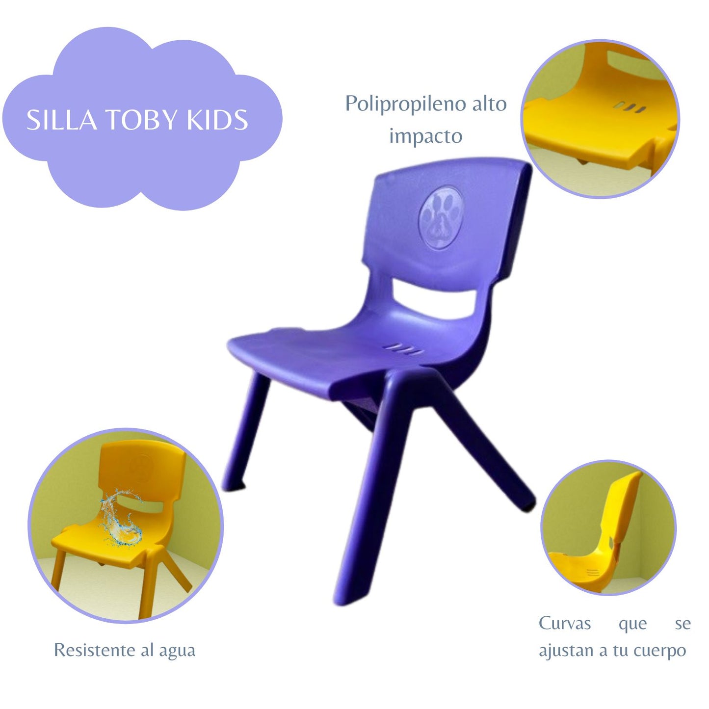 Silla Infantil Toby morado