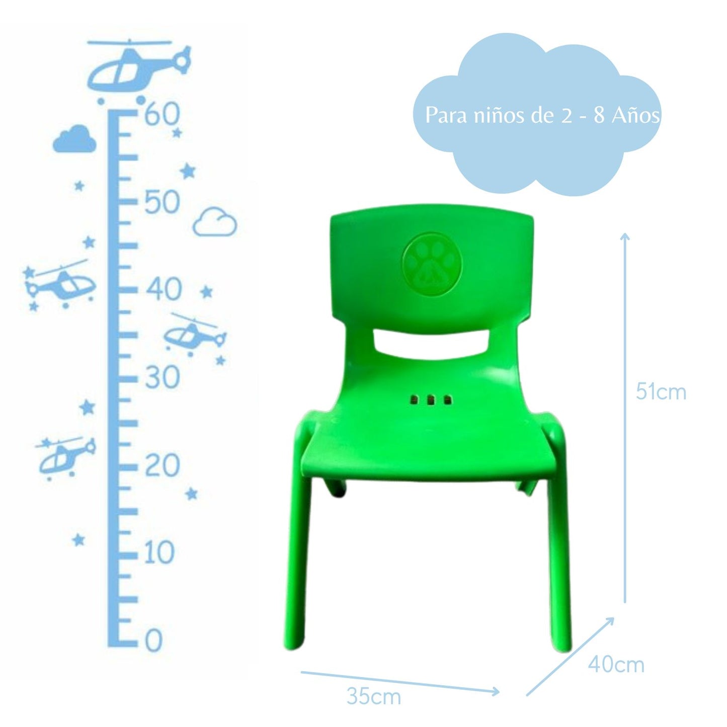 Silla Infantil Toby verde
