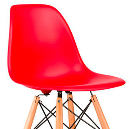 Silla de Barra Eames Rojo