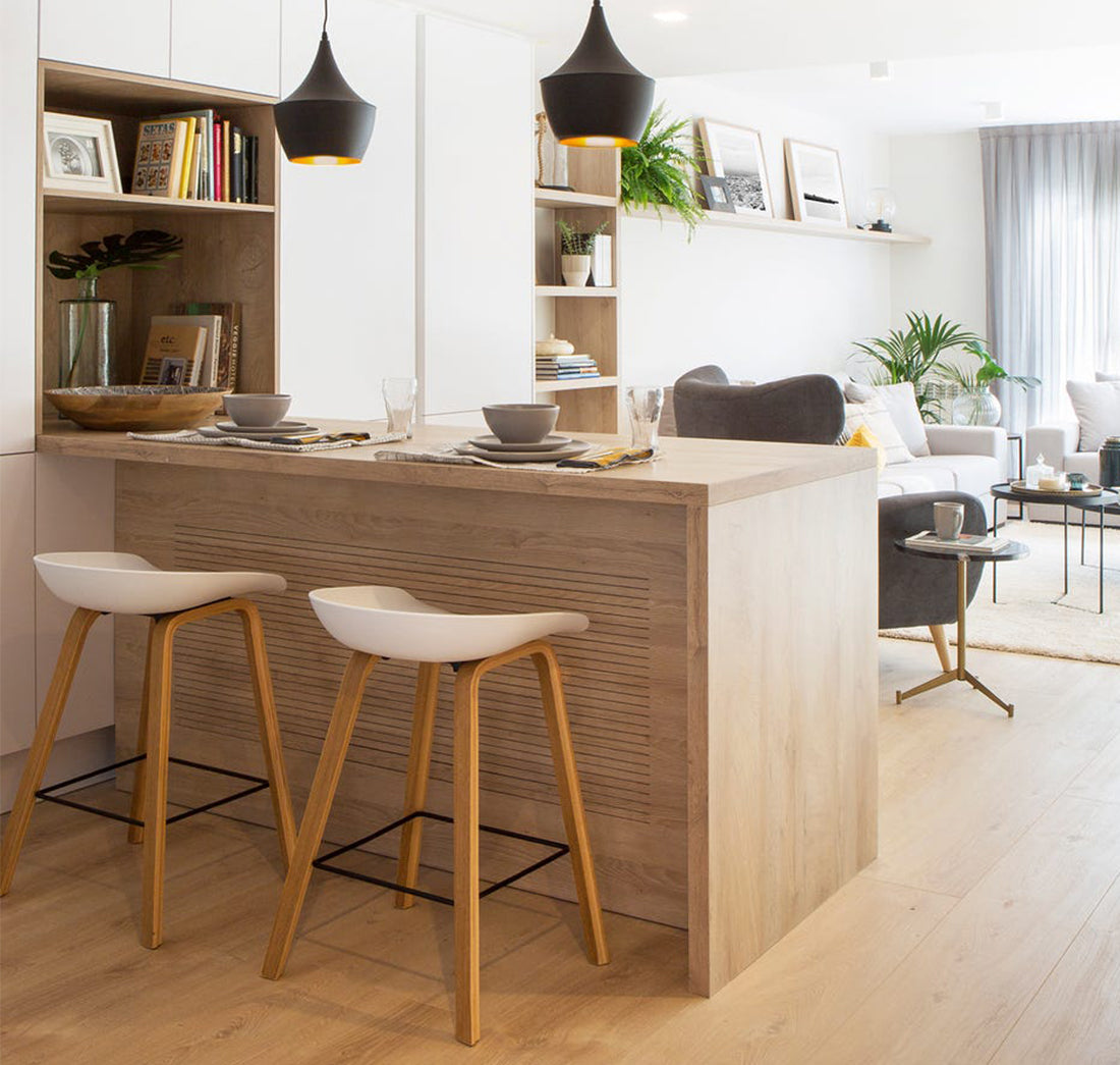 Silla de Barra Milyi Beige