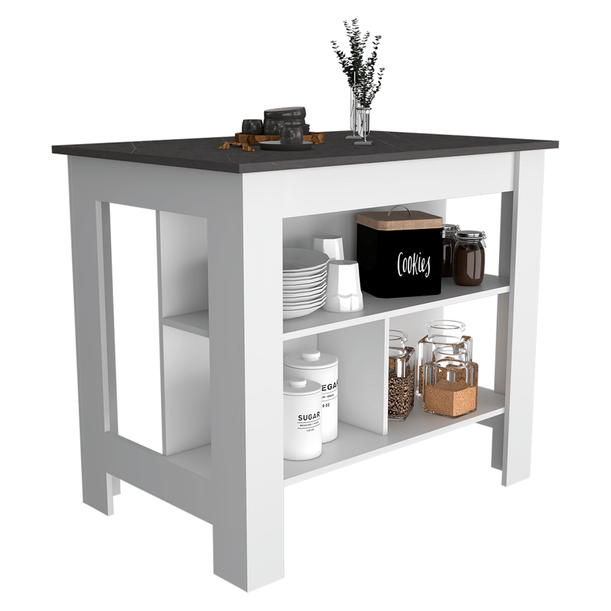 Isla Serima De Cocina Onix Blanco