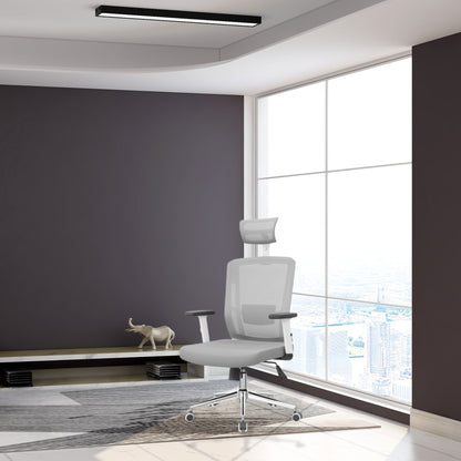 Silla De Oficina Jaspen Presidente Gris