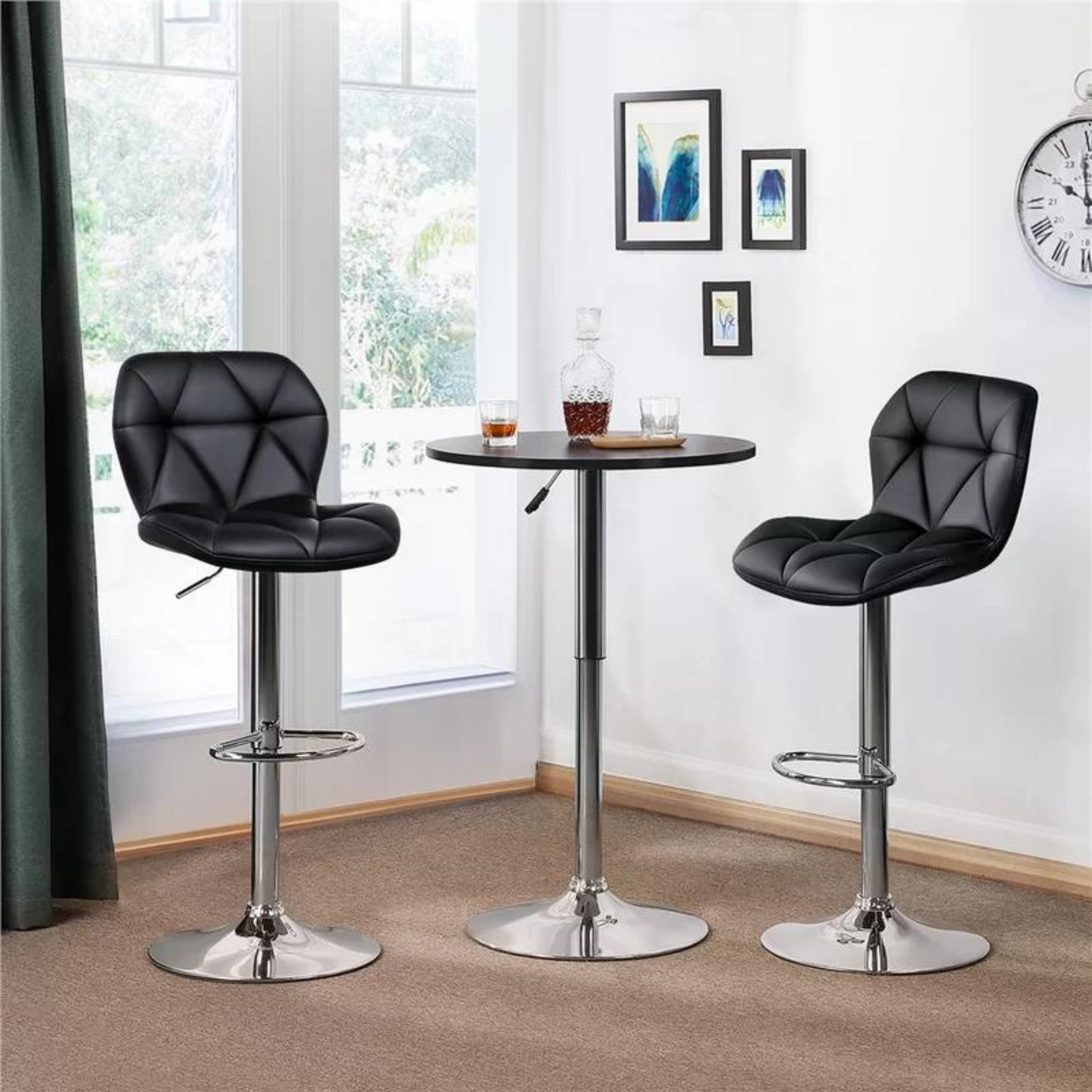 Silla de Barra Dais Negro
