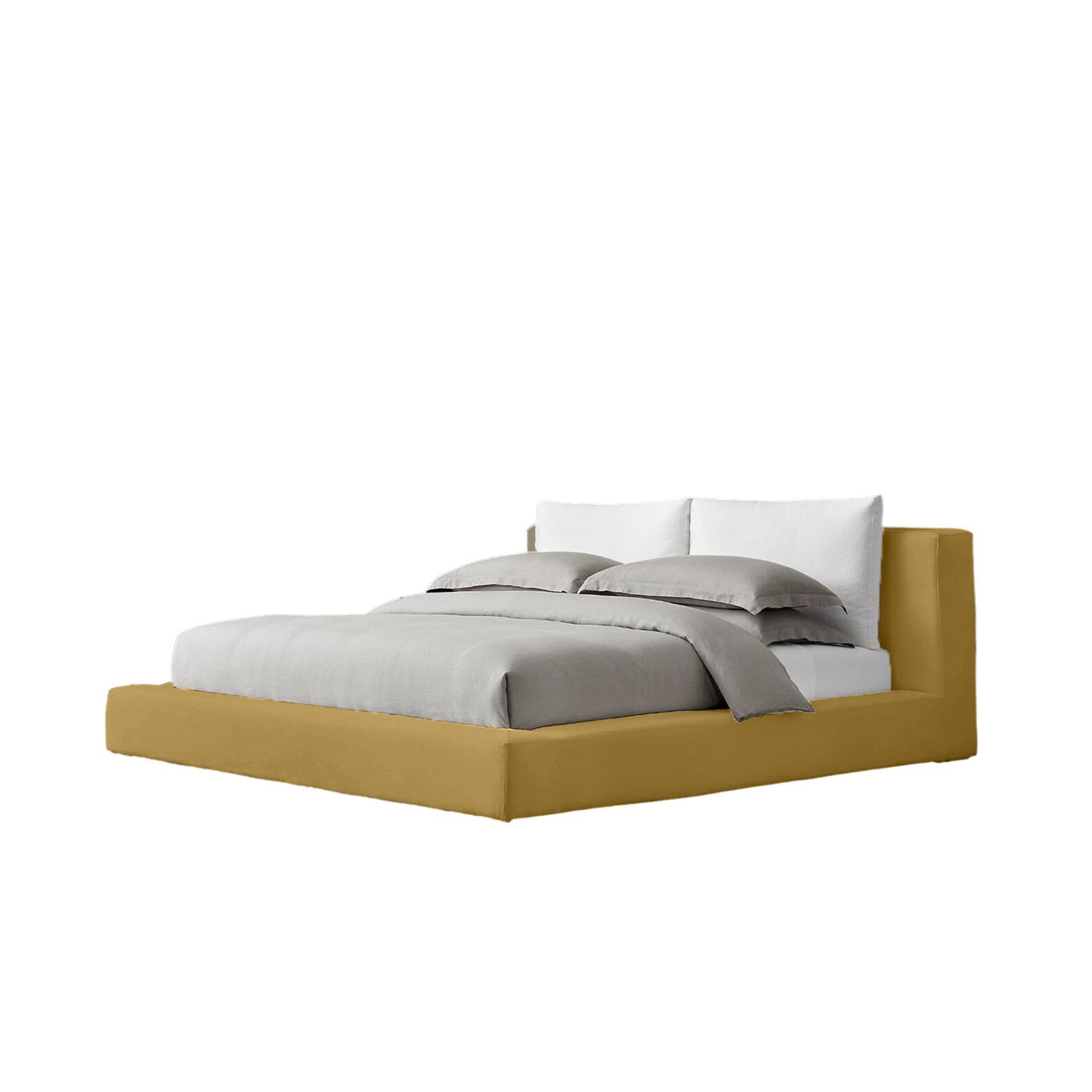 Cama Sencilla Astoria Mostaza