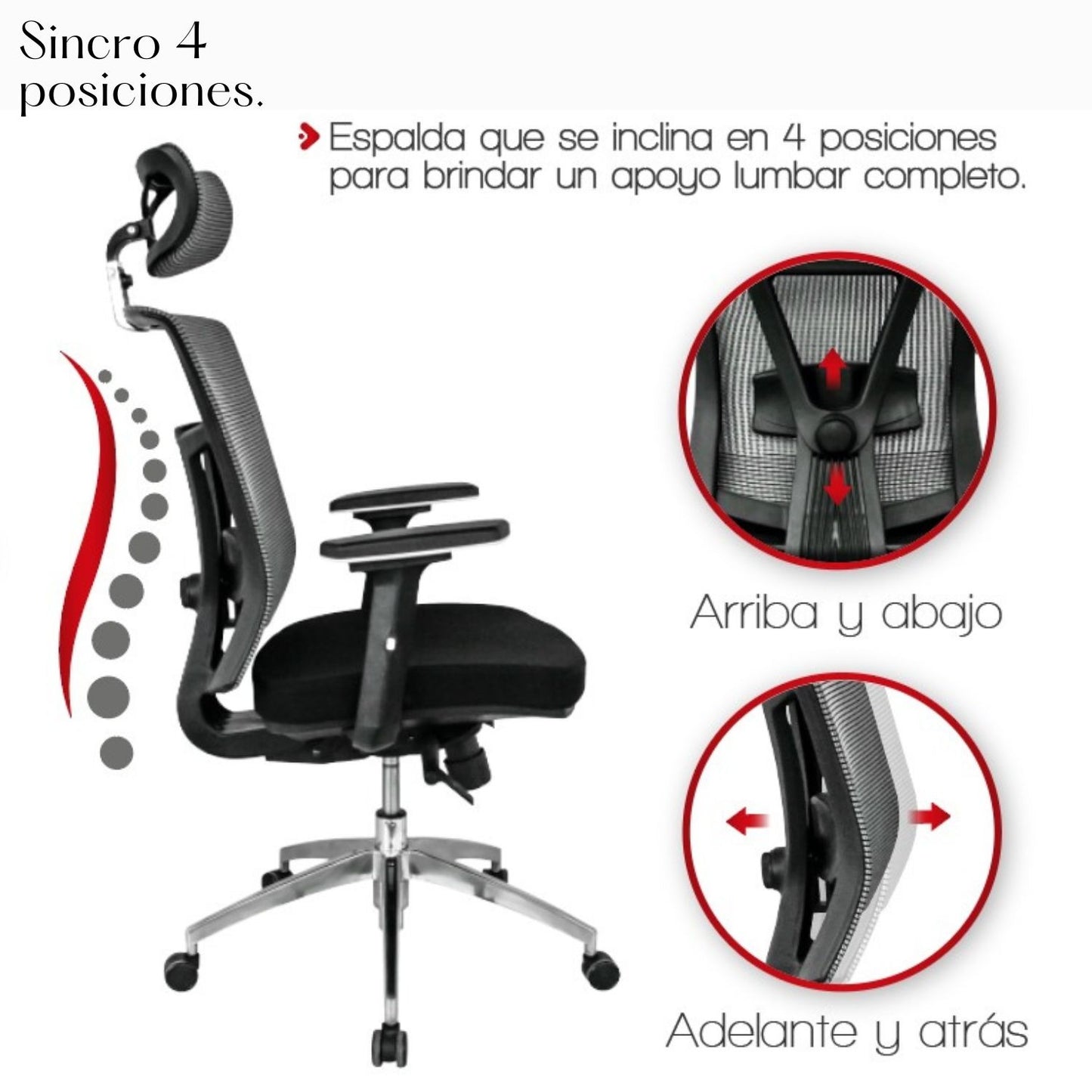 Silla De Oficina Osak Premium Negro