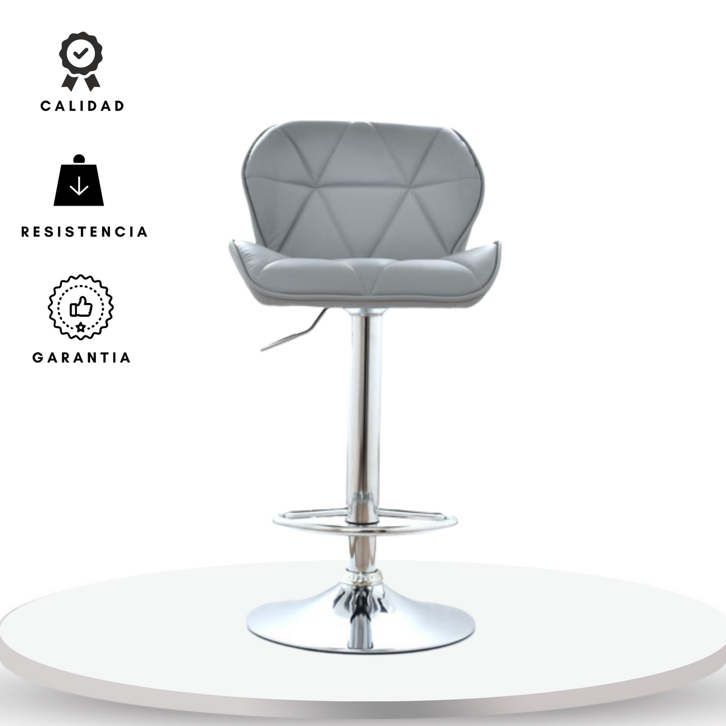 Silla de Barra Dais Gris