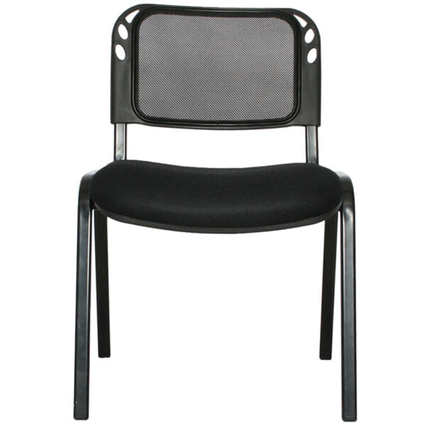 Silla Interlocutora Isosceles Malla Prana negra