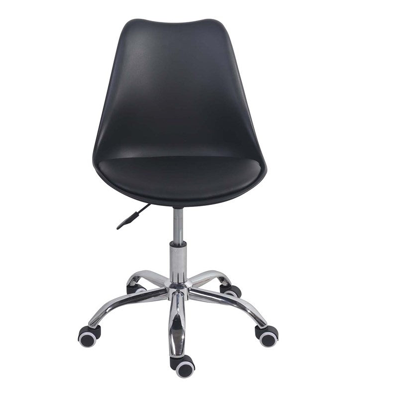 Silla De Oficina Eames Secretaria Negro