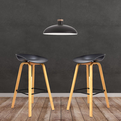 Set x2 Silla de Barra Milyi Negro