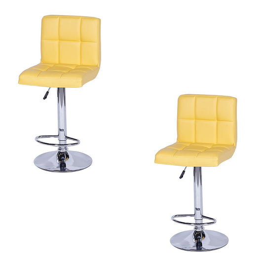 Set x2 Silla de Barra Leo Amarillo