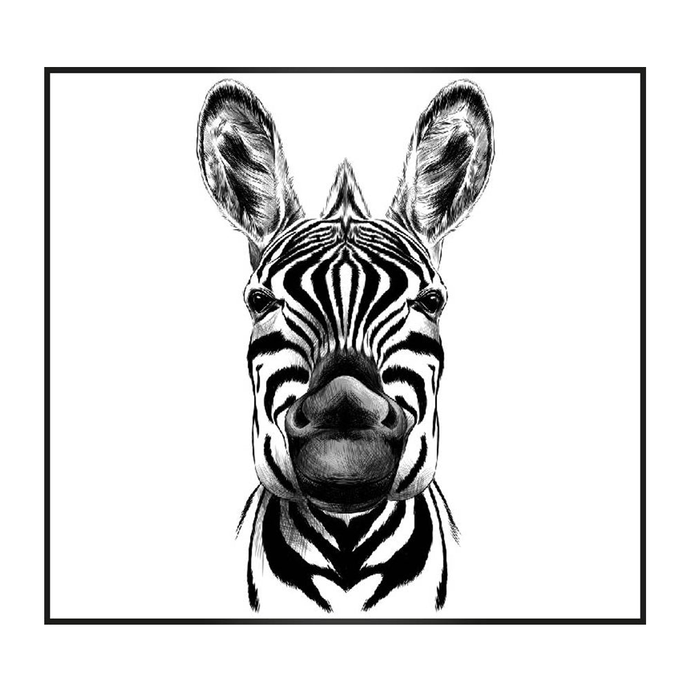 Cuadro en MDF tipo Marmol Zebra Cara White 180x120x5