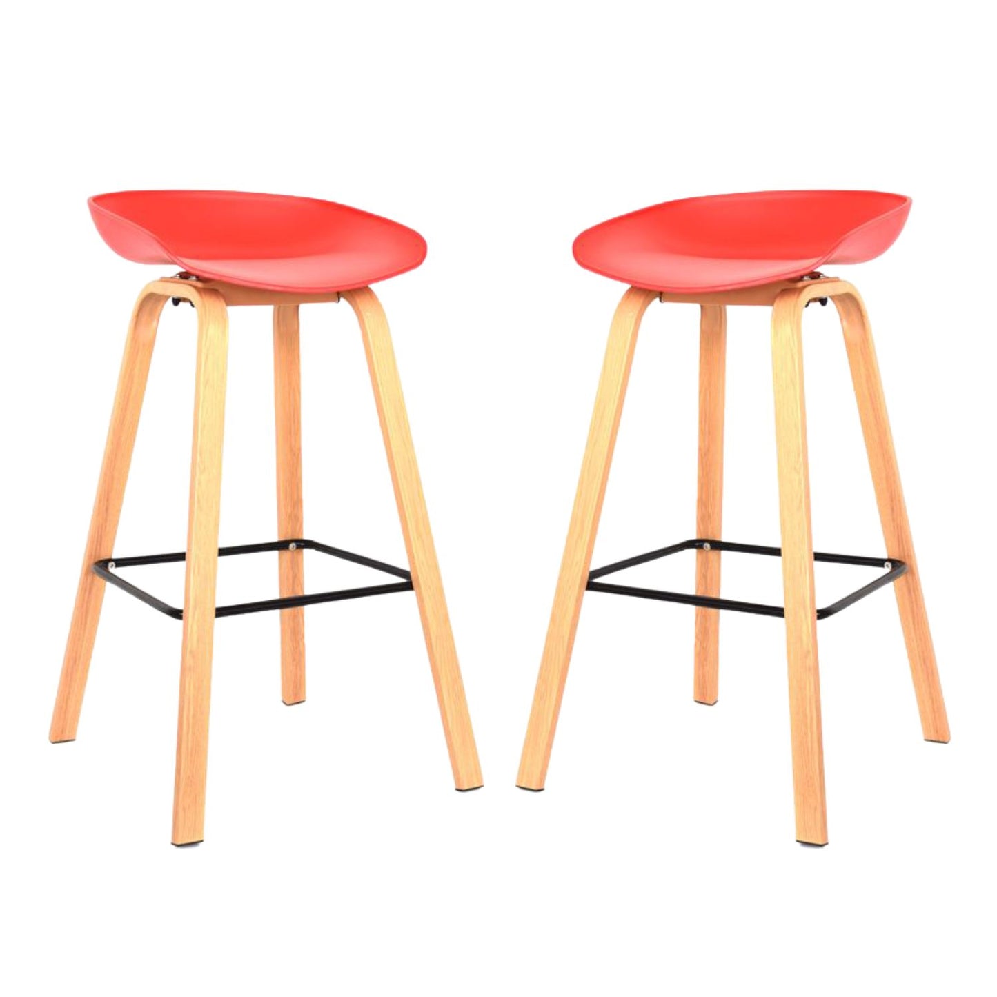Set x2 Silla de Barra Milyi Rojo