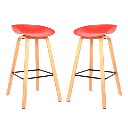 Set x2 Silla de Barra Milyi Rojo