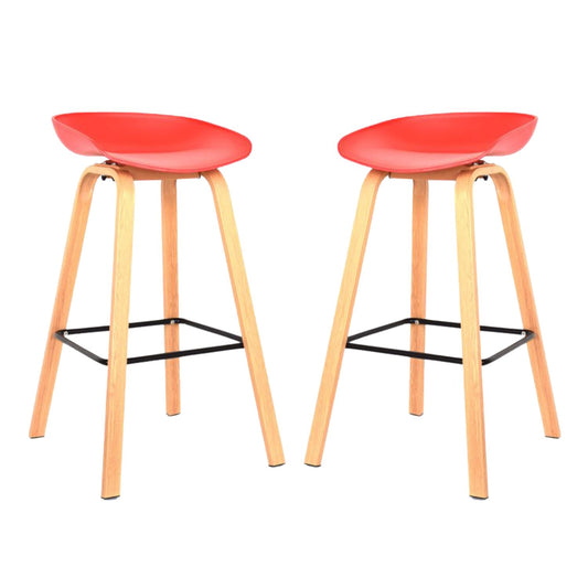 Set x2 Silla de Barra Milyi Rojo