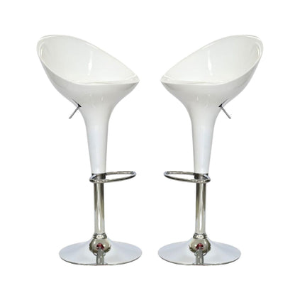 Set x2 Silla de Barra Arkor Blanco