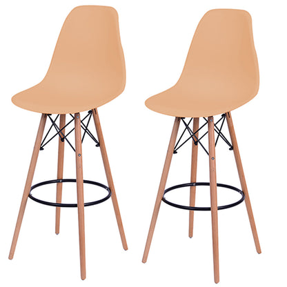 Set x2 Silla de Barra Eames Mandarina