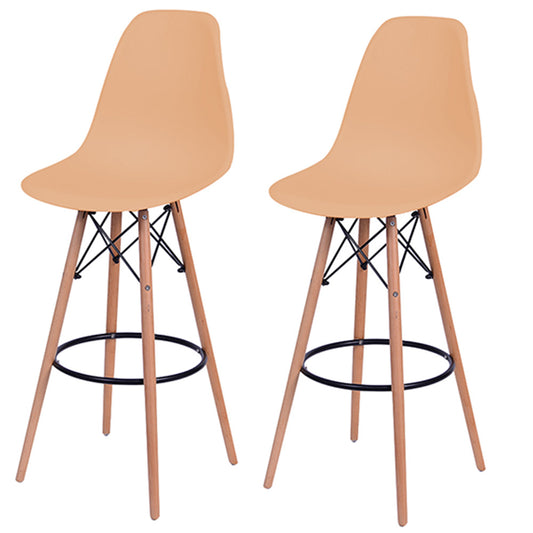 Set x2 Silla de Barra Eames Mandarina