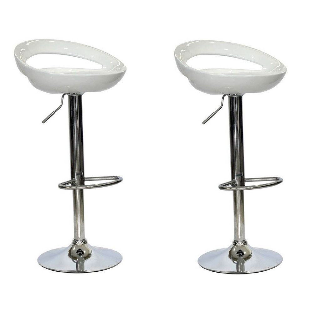 Set x2 Silla de Barra Polo Blanco