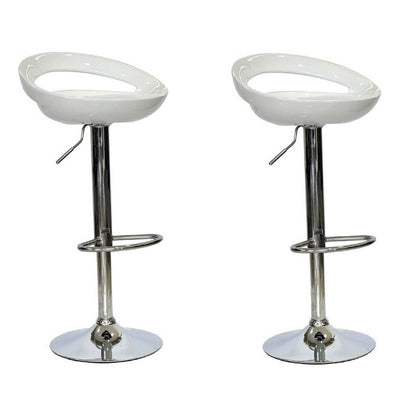 Set x2 Silla de Barra Polo Blanco