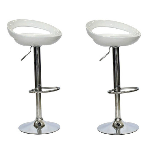Set x2 Silla de Barra Polo Blanco