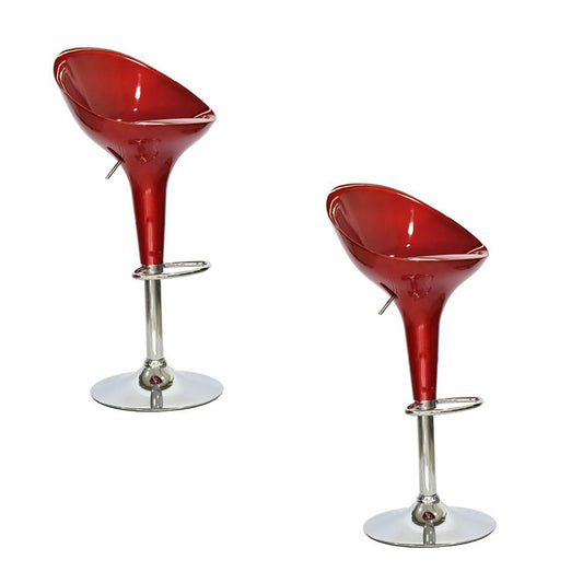 Set x2 Silla de Barra Arkor Rojo