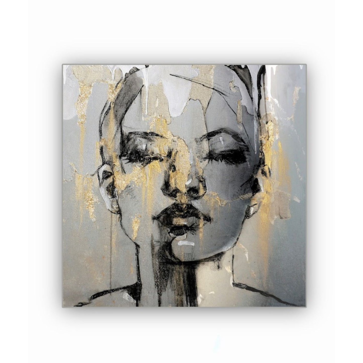 Cuadro en MDF tipo Marmol Murmelt 40x40x5