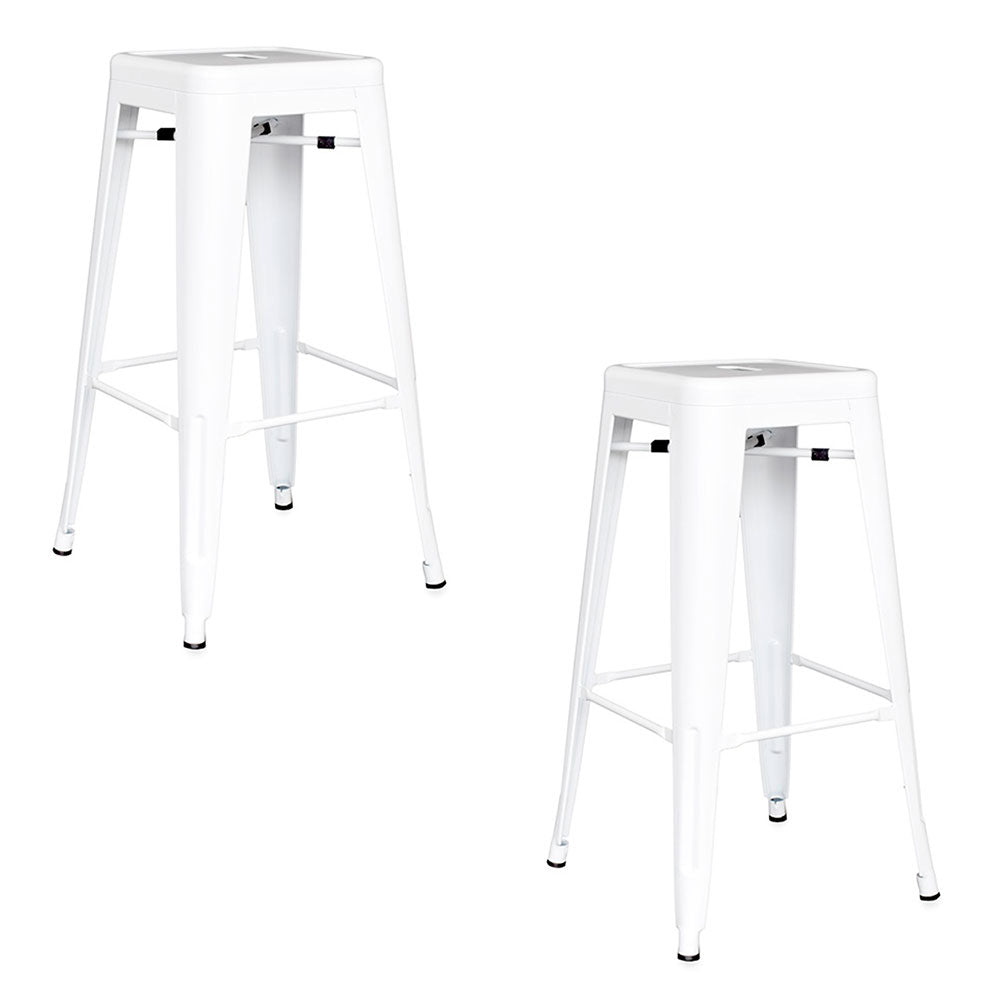 Set x2 Silla de Barra True Blanco