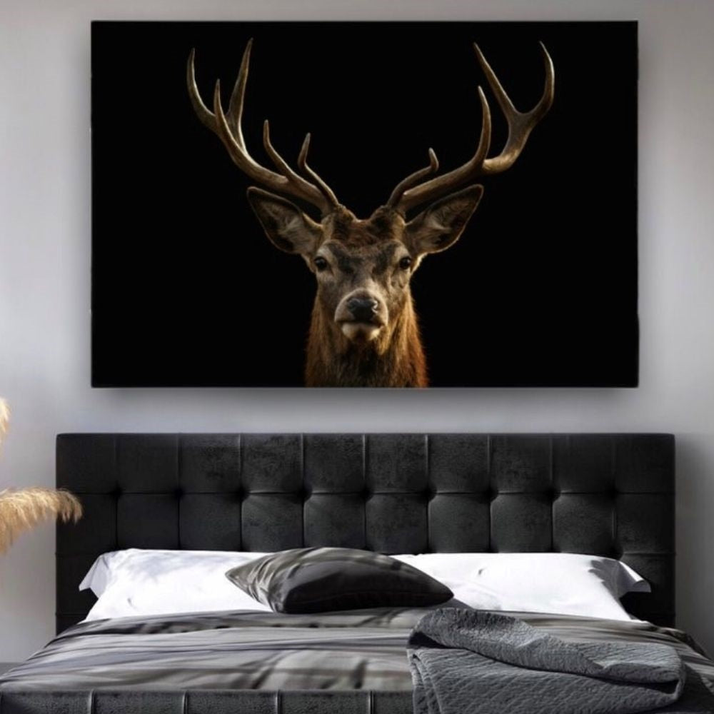 Cuadro en MDF tipo Marmol Cara De Venado 50x70x5