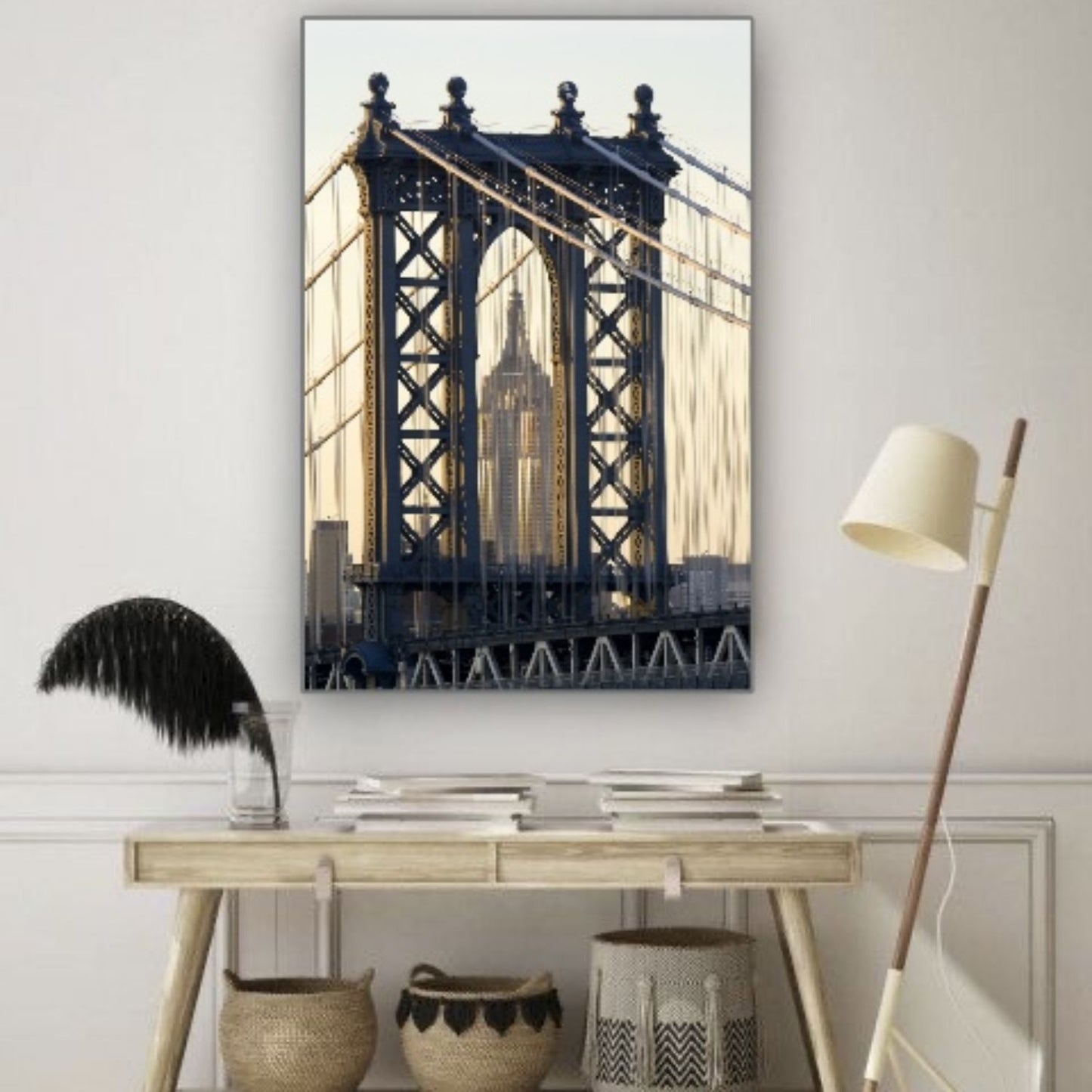 Cuadro en MDF tipo Marmol New York 70x50x5