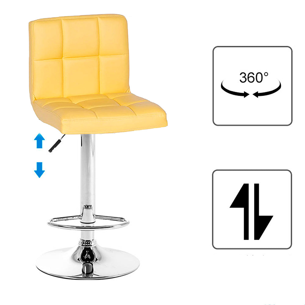 Set x2 Silla de Barra Leo Amarillo