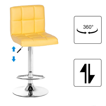 Set x2 Silla de Barra Leo Amarillo