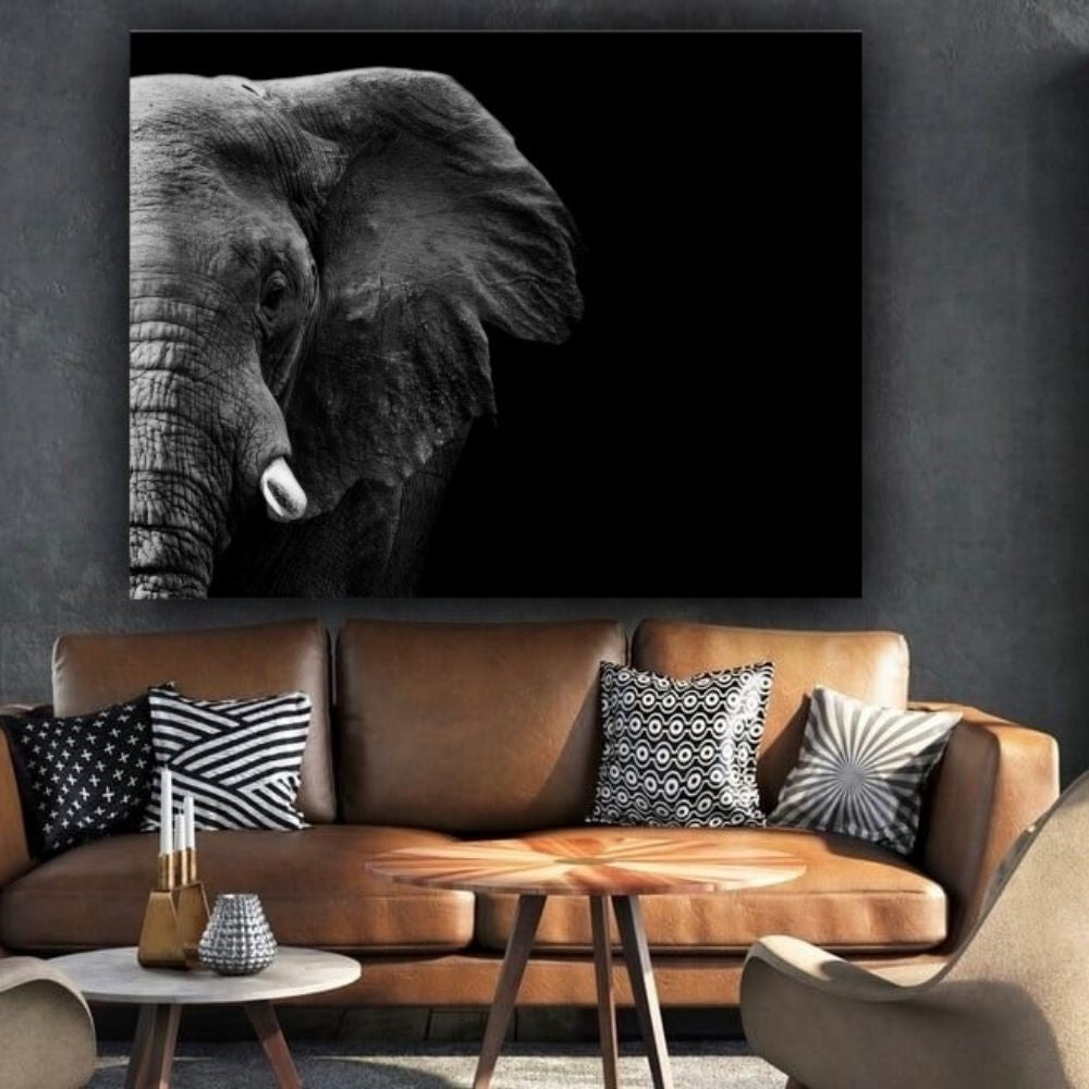 Cuadro en MDF tipo Marmol Cara Elefante 120x180x5