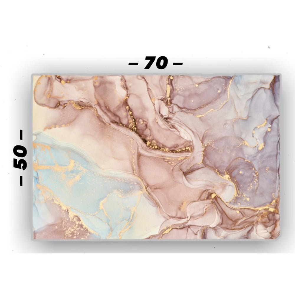 Cuadro en MDF tipo Marmol Pink 50x70x5