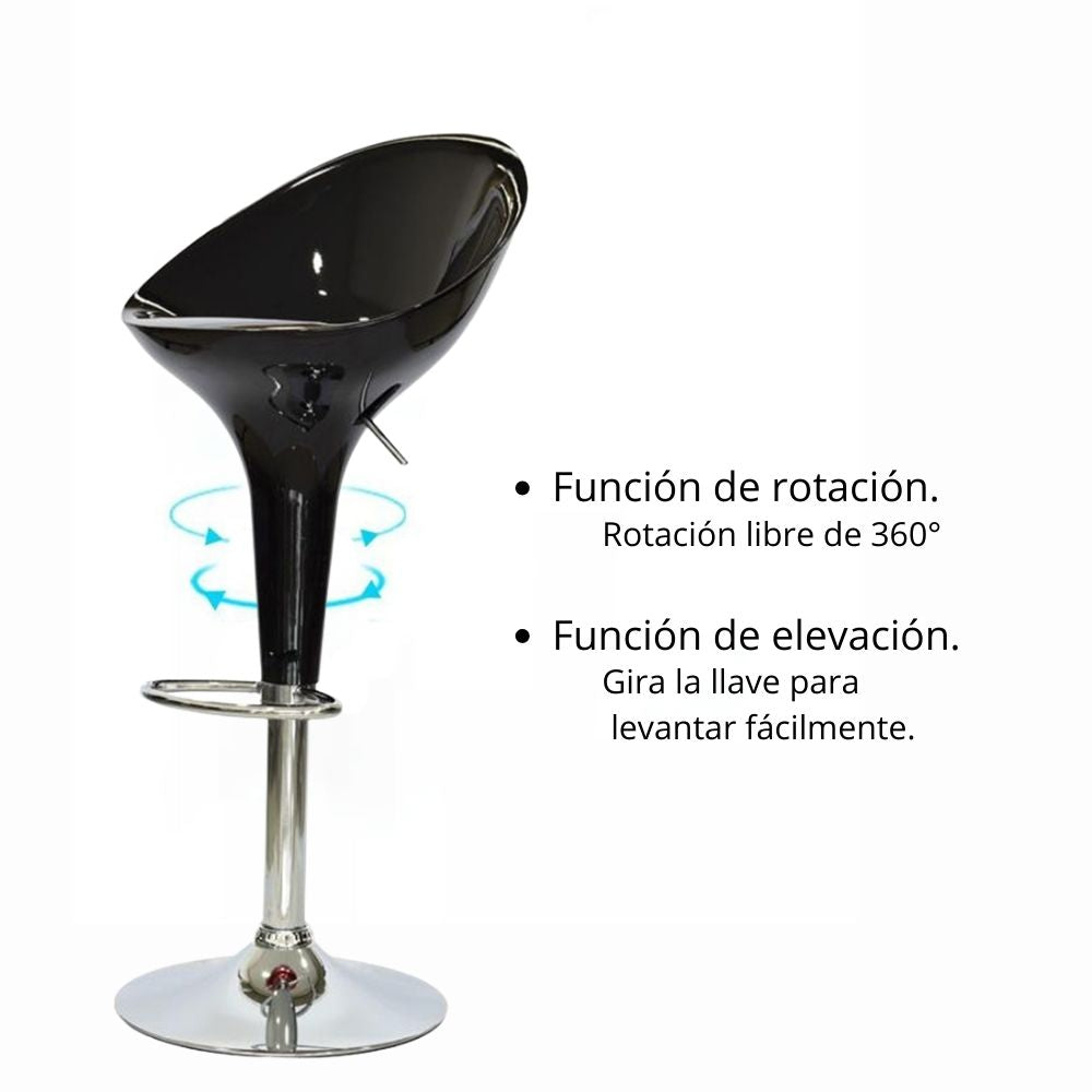 Set x2 Silla de Barra Arkor Negro