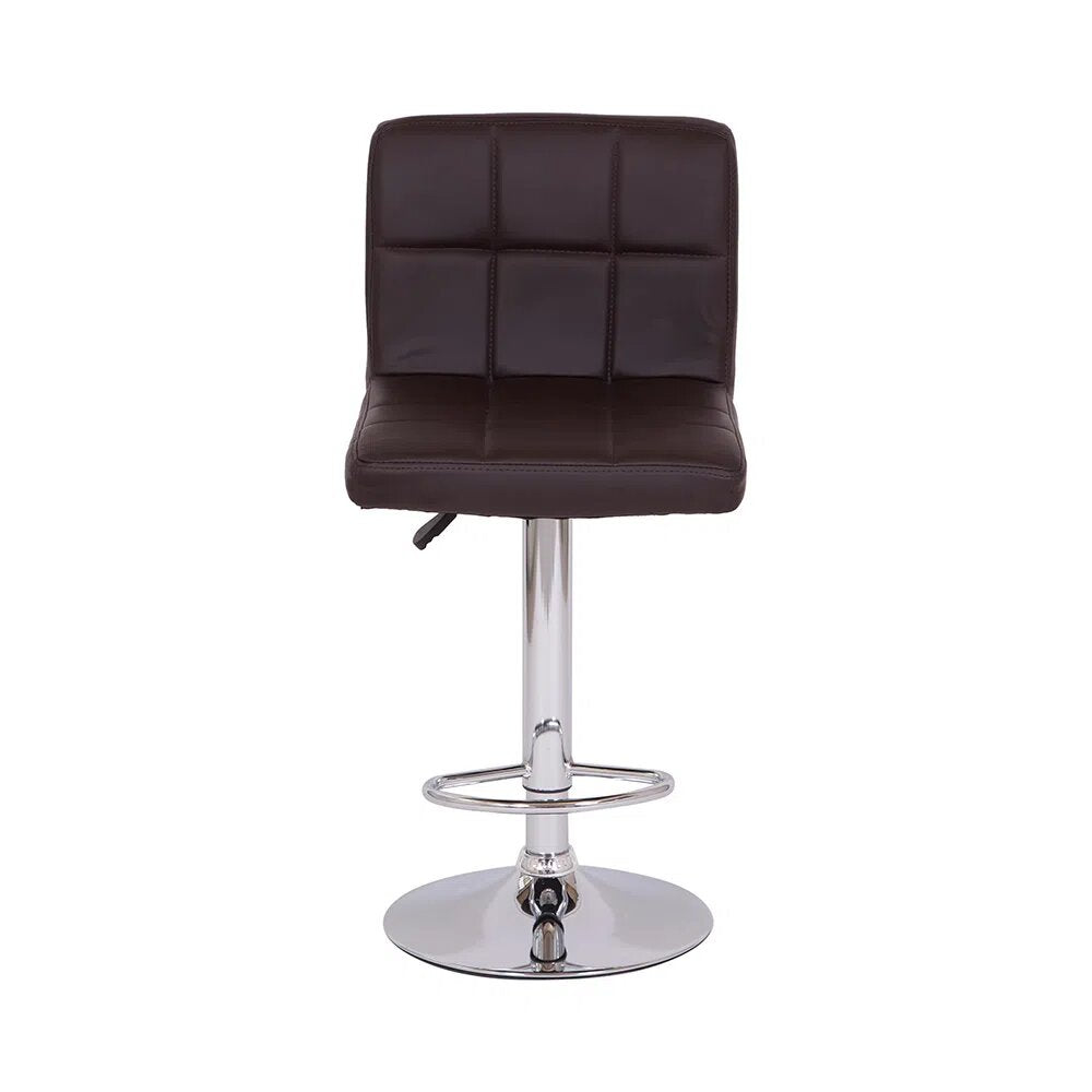 Set x2 Silla de Barra Leo Café