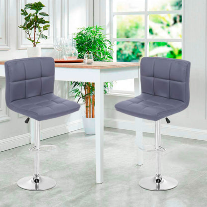 Set x2 Silla de Barra Leo Gris