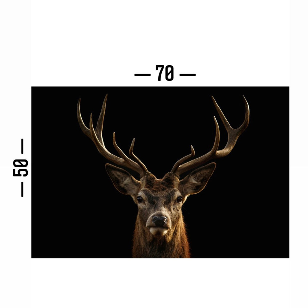 Cuadro en MDF tipo Marmol Cara De Venado 50x70x5