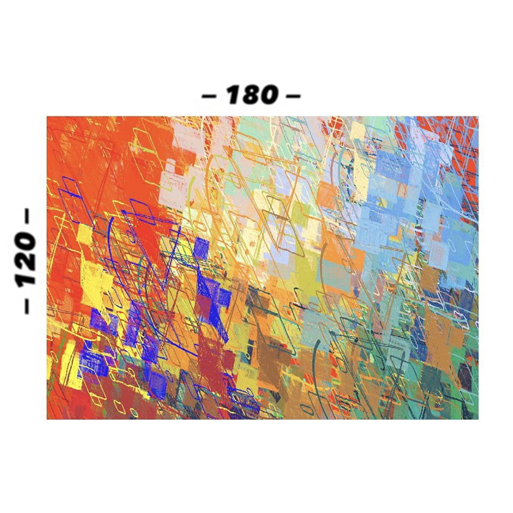 Cuadro en MDF tipo Marmol Abstract Line 120x180x5