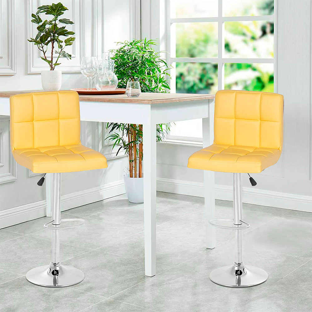 Set x2 Silla de Barra Leo Amarillo